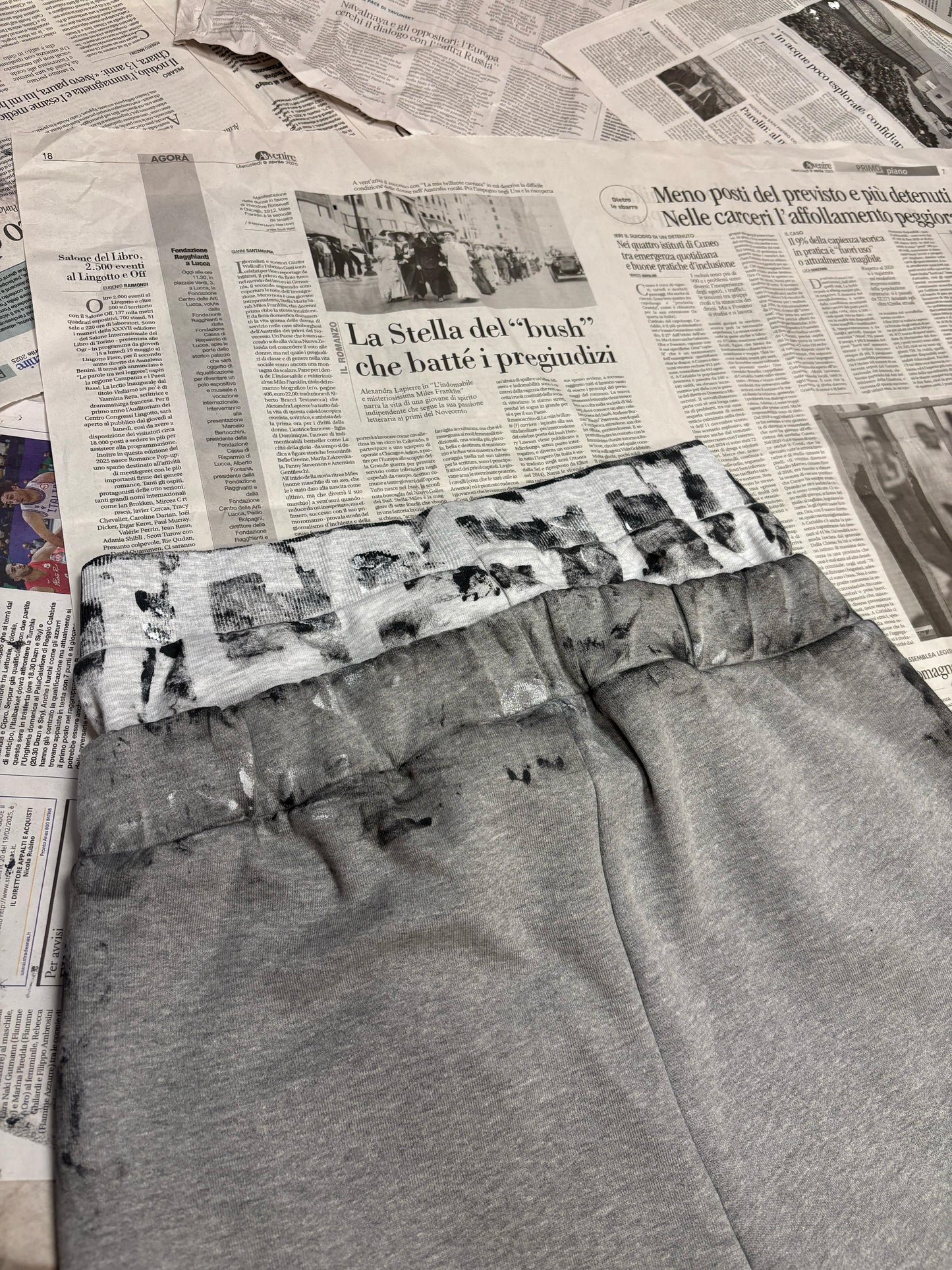 ICE Double Waists Sweatpants